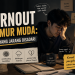 Ilustrasi burnout dan kelelahan mental anak muda.